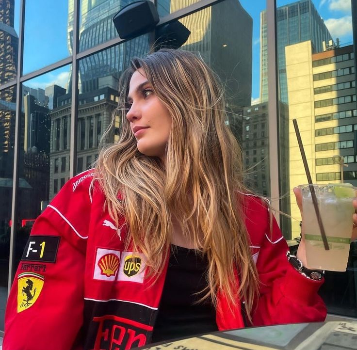 Dolce - Vintage Ferrari Racer Jakke med Sporty Stil Women Jacket SUNA
