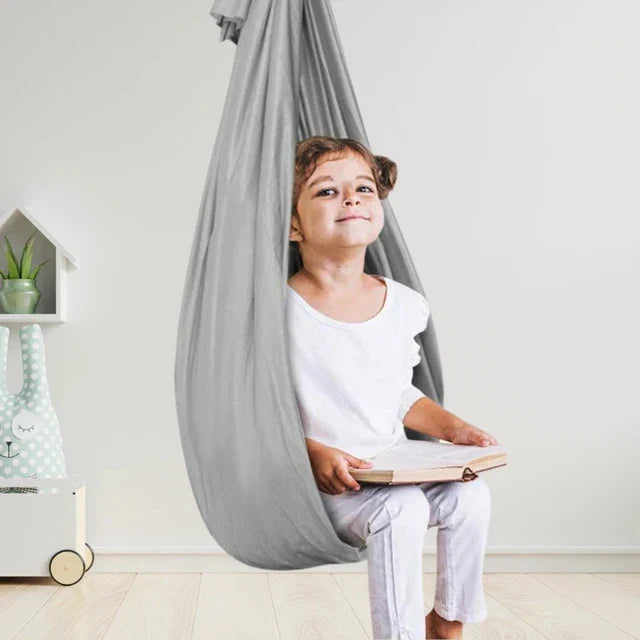 Beroligende Terapigynge Til Børn - CalmGlide Home & Decor Therapy SUNA Grå