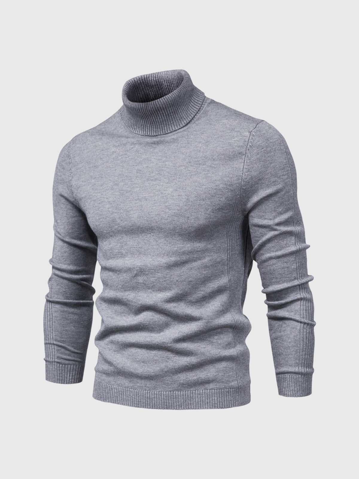 Cala Nova - Herre Rullekrave Sweater Vaskbar og Elegant Men Sweater SUNA