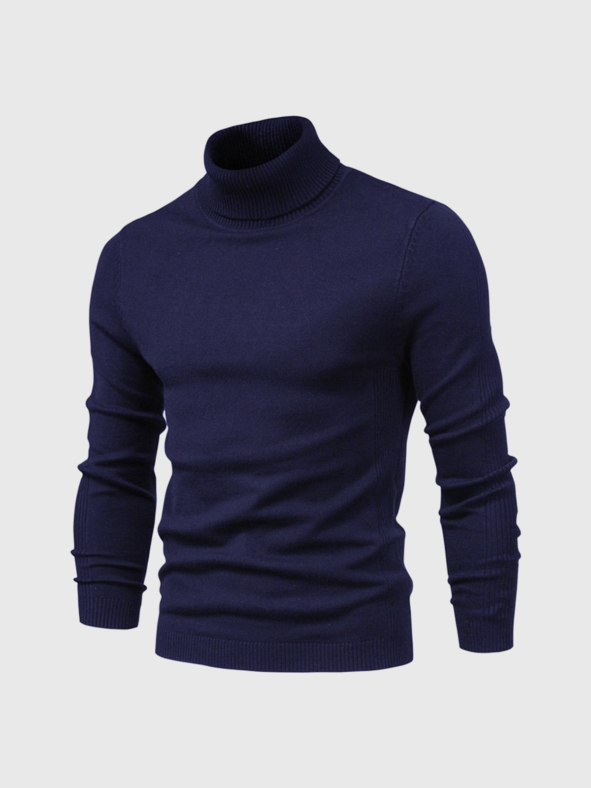 Cala Nova - Herre Rullekrave Sweater Vaskbar og Elegant Men Sweater SUNA