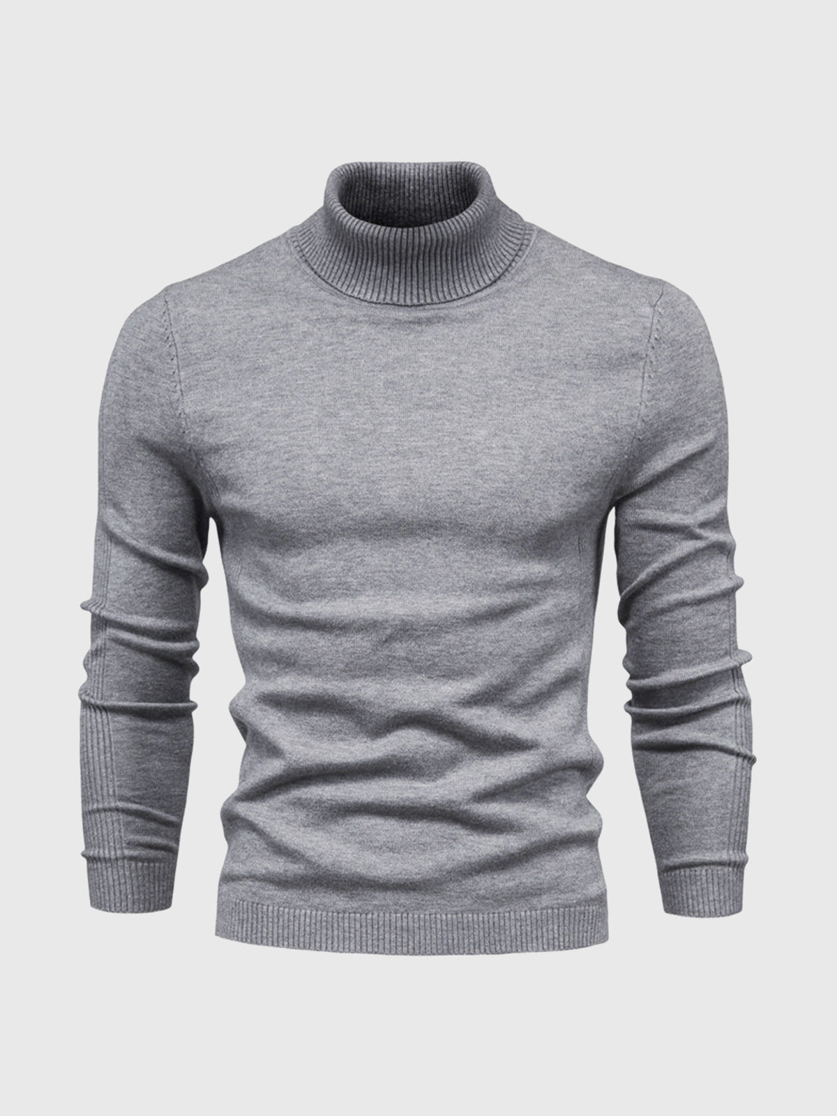 Cala Nova - Herre Rullekrave Sweater Vaskbar og Elegant Men Sweater SUNA