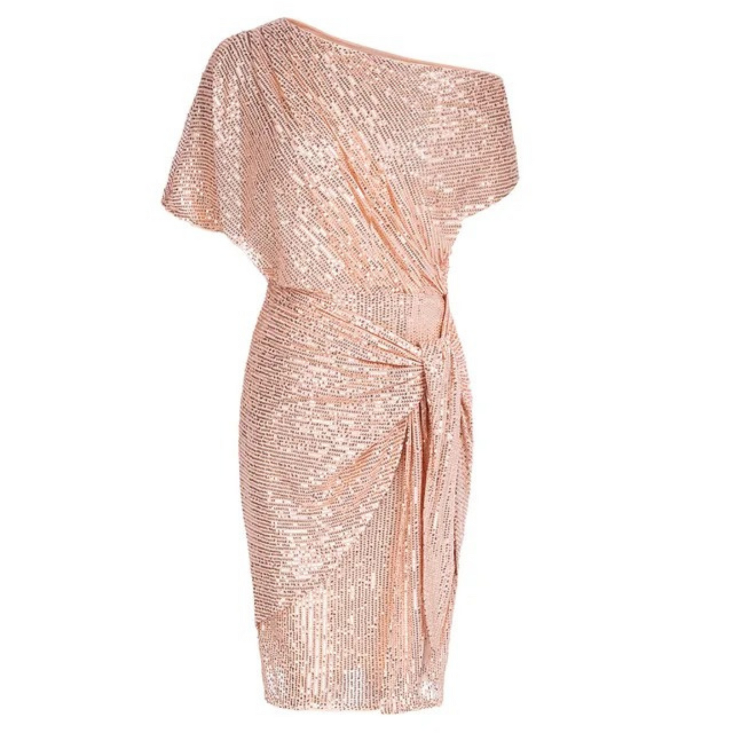 Lexi - Slankende Pailletkjole til Festlighederne Dames Elegante Jurken SUNA Lys pink S