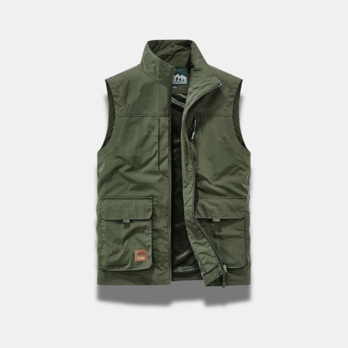 Premium Letvægts Åndbar Bodywarmer Til Mænd Men's jacket SUNA Militærgrøn M