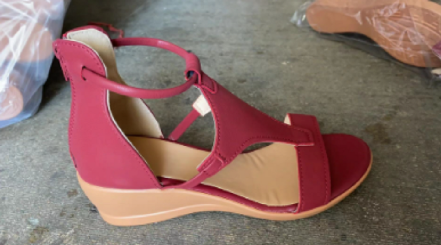 ELOISE | Læder Ortopædiske Sandaler til Optimal Komfort Orthopedic Shoes SUNA
