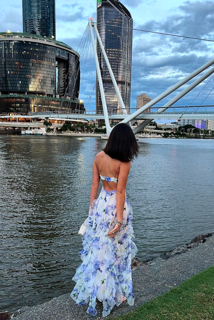 Reese Maxi Kjole til Sommerbegivenheder og Elegante Anledninger Maxi Dresses SUNA