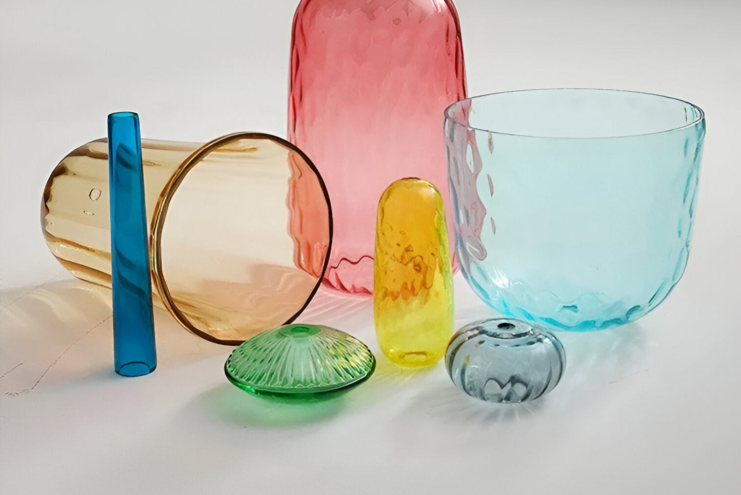 SpectraFuse Pendellampe - Flerfarvet Glas Hængelampe - Nordic Macaron Dekorativ Belysning Pendant Lights SUNA