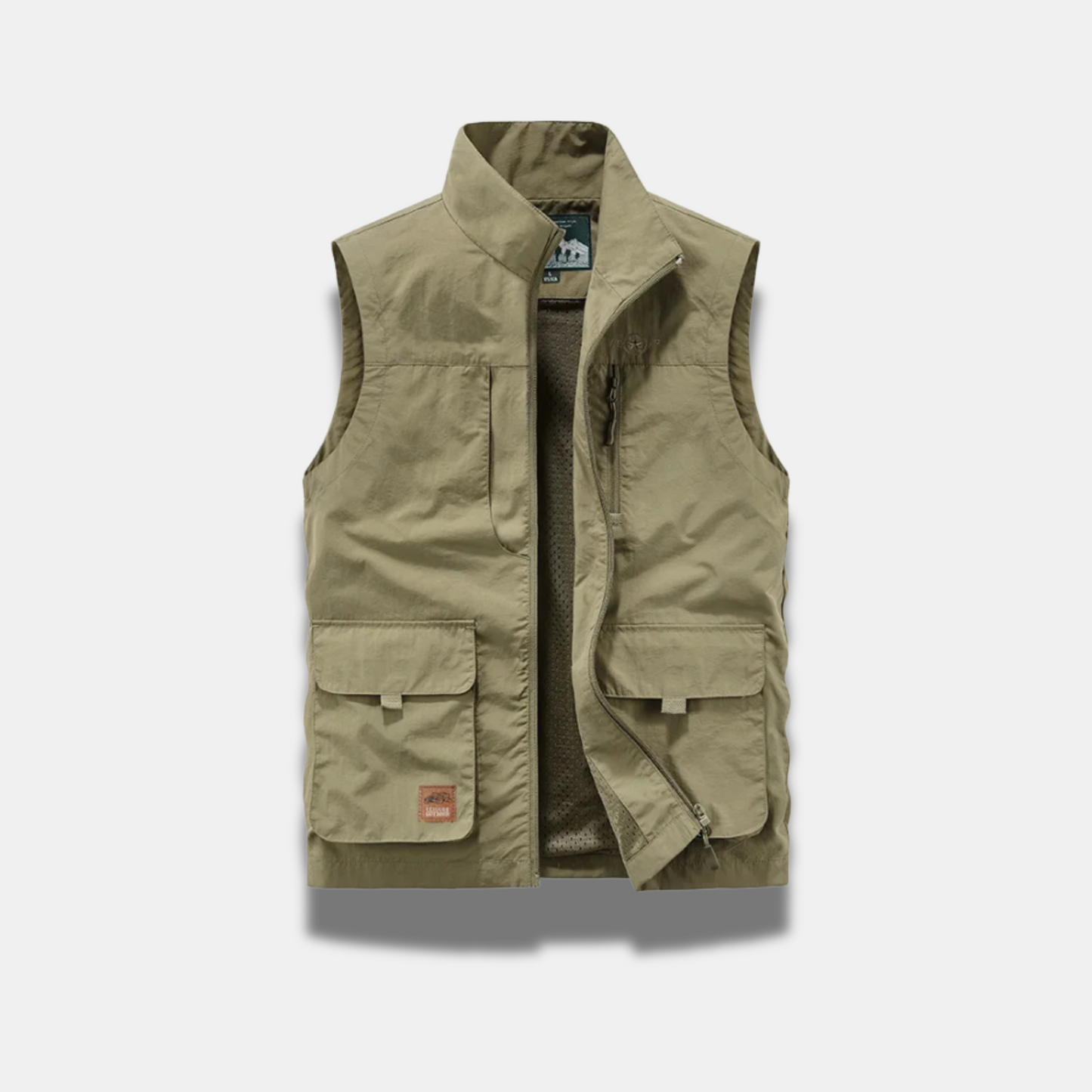 Premium Letvægts Åndbar Bodywarmer Til Mænd Men's jacket SUNA Khaki M
