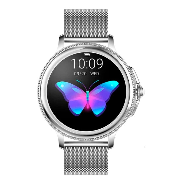 Luksus Galaxy Smartwatch til kvinder – Den perfekte blanding af stil og funktion Health SUNA Stål Sølv