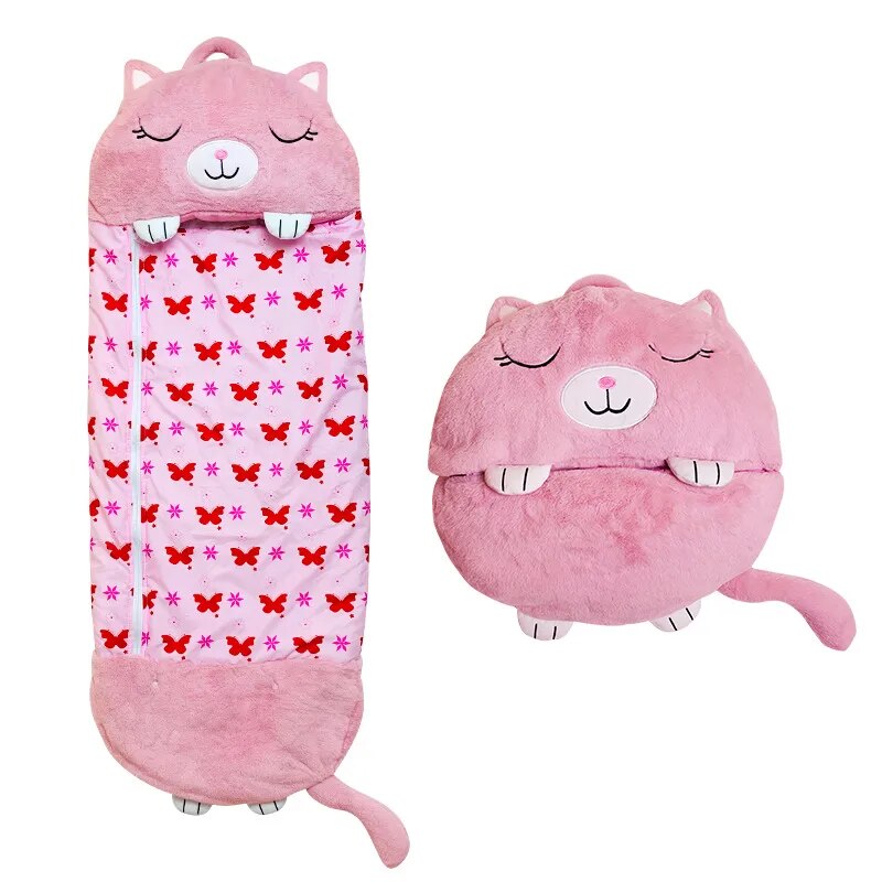 Sovepose Og Krammedyr I Ét Til Stille Nætter Bedding Sets SUNA Kat 135x50cm