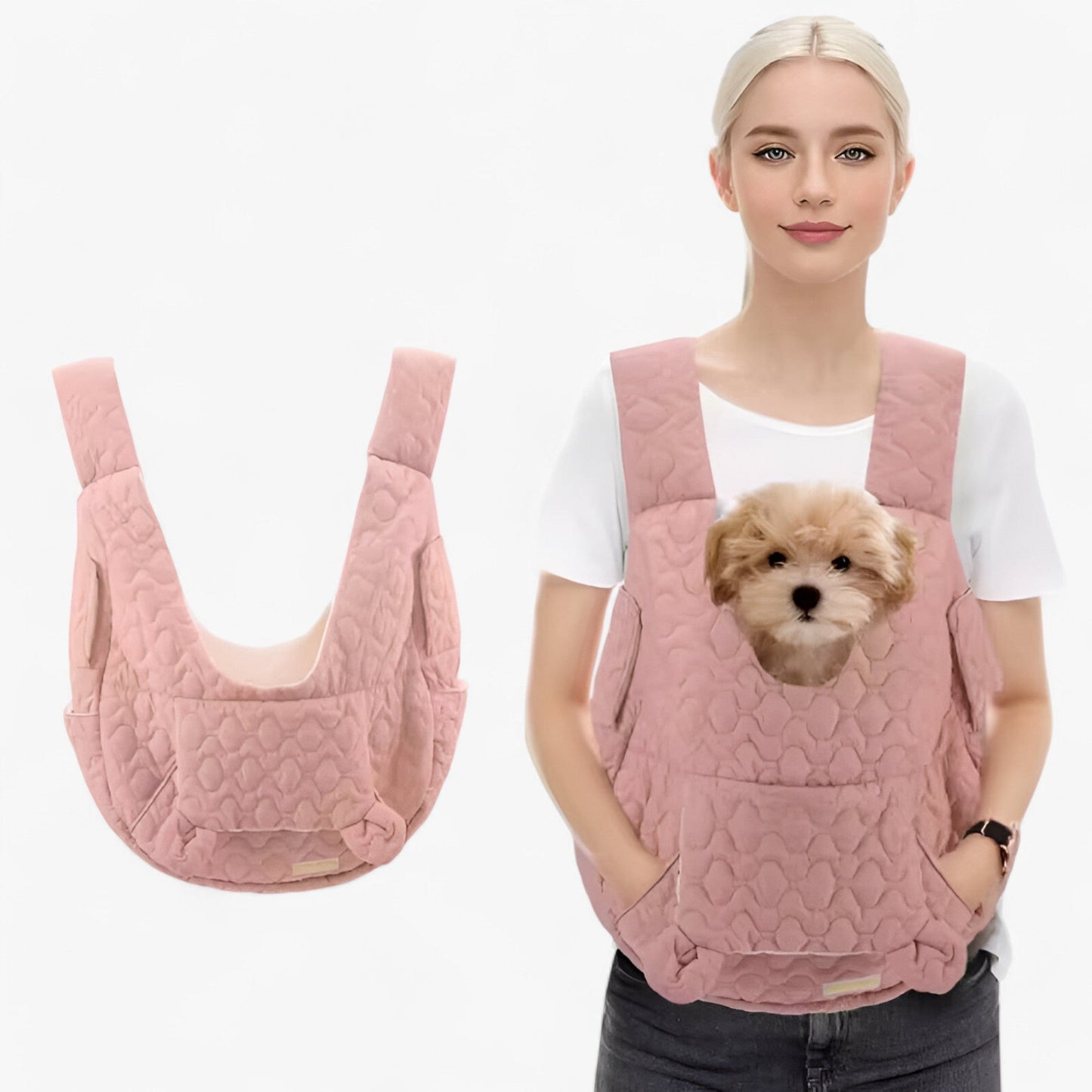 Stor Rejsetaske Til Kæledyr - Komfortabel Vandtæt Vindtæt Pet Carriers SUNA rosa M
