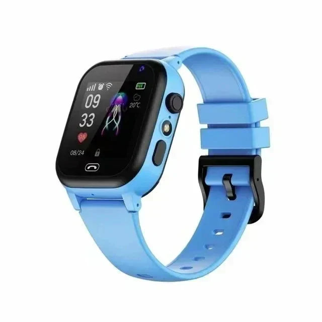 4G Børns GPS Smart Watch - Videoopkald, SOS og Spil til Børn Children SUNA Arctic Blue