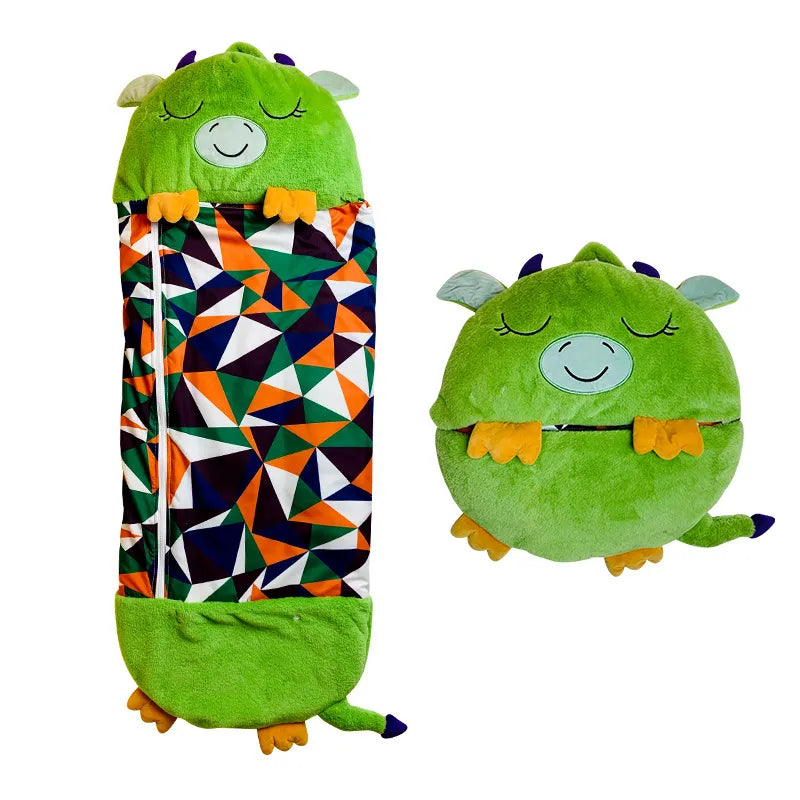 Sovepose Og Krammedyr I Ét Til Stille Nætter Bedding Sets SUNA Drage 135x50cm