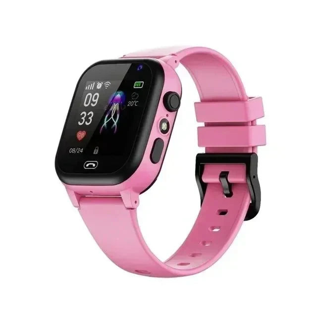 4G Børns GPS Smart Watch - Videoopkald, SOS og Spil til Børn Children SUNA Candy Pink