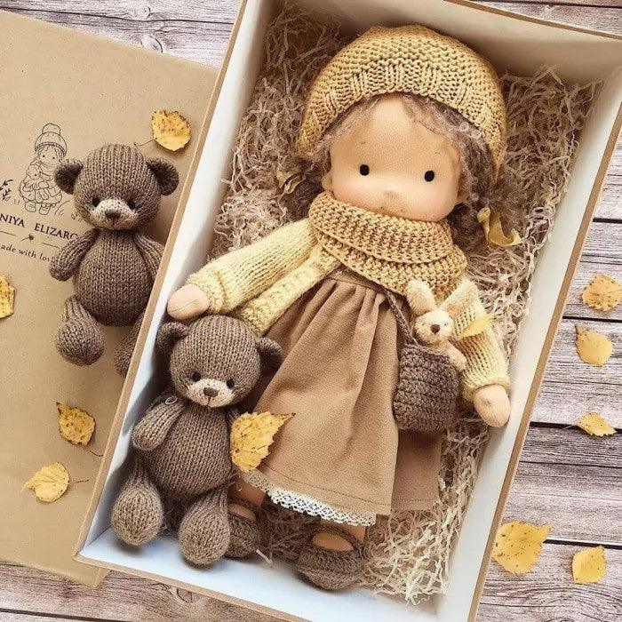 Håndlavet Waldorf-krammedukke – Poppi til Fantasifuld Leg Others Toy SUNA G