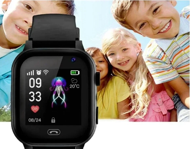4G Børns GPS Smart Watch - Videoopkald, SOS og Spil til Børn Children SUNA