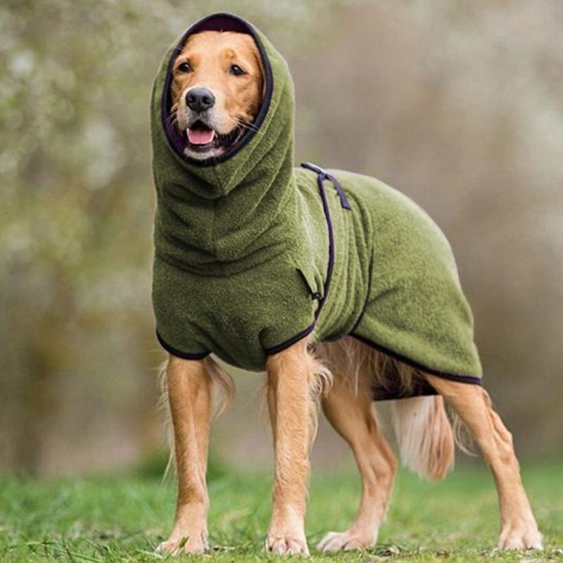 Blød Kæledyr Badekåbe til Hund/Rad Høj Kvalitet Lille/Mellem Lyseblå 100% Bomuld Komfortabel Vaskbar Pet Apparel SUNA Grøn S