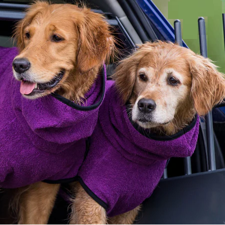 Blød Kæledyr Badekåbe til Hund/Rad Høj Kvalitet Lille/Mellem Lyseblå 100% Bomuld Komfortabel Vaskbar Pet Apparel SUNA