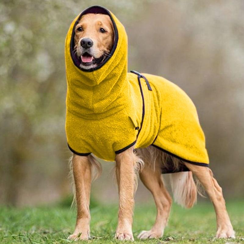 Blød Kæledyr Badekåbe til Hund/Rad Høj Kvalitet Lille/Mellem Lyseblå 100% Bomuld Komfortabel Vaskbar Pet Apparel SUNA Gul S