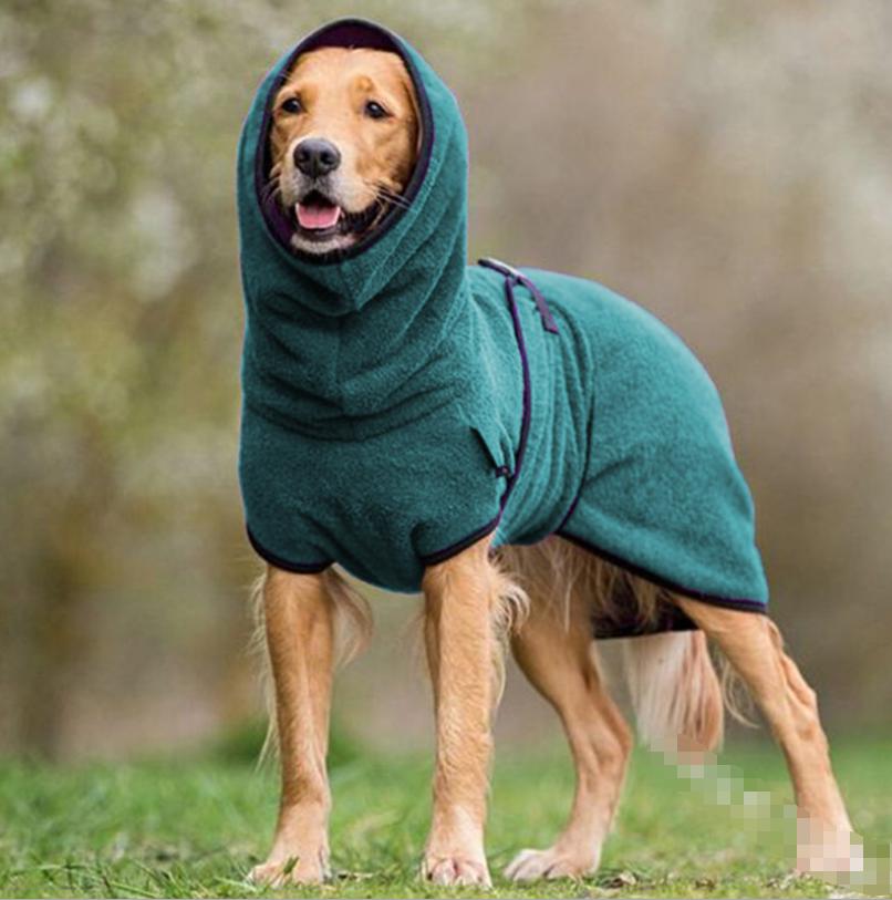 Blød Kæledyr Badekåbe til Hund/Rad Høj Kvalitet Lille/Mellem Lyseblå 100% Bomuld Komfortabel Vaskbar Pet Apparel SUNA Blå S