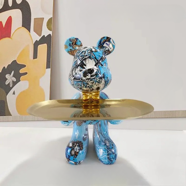 SUNA Multifunktionel Bærestatue med Skuffeopbevaring 20CM Luna