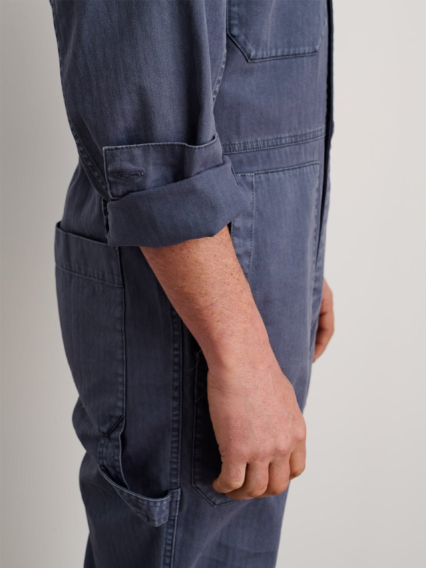SUNA Herre Jumpsuit Grøn Størrelse M 100% Bomuld Slim Fit