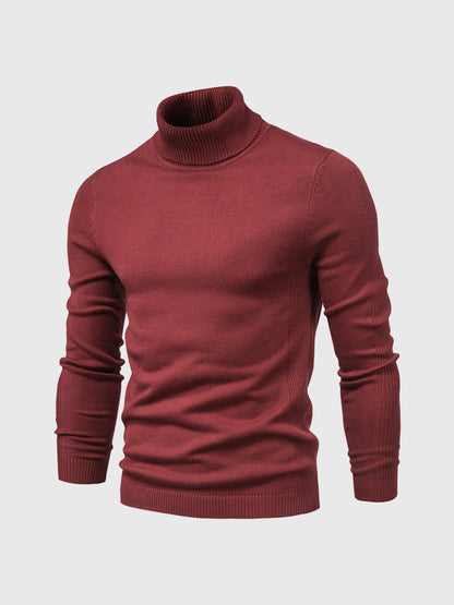 Cala Nova - Herre Rullekrave Sweater Vaskbar og Elegant Men Sweater SUNA