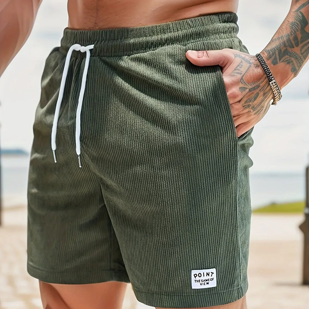 SUNA Windmills | Sommer Shorts til Mænd med Stil og Komfort Militærgrøn