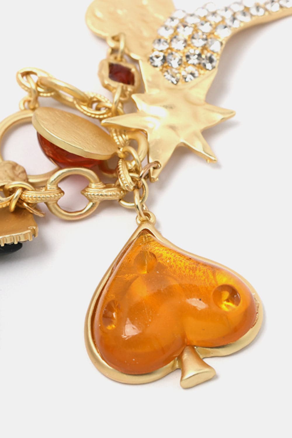 SUNA Moderne Harpiksarmbånd med Flerfarvede Charms til Stilfulde Looks