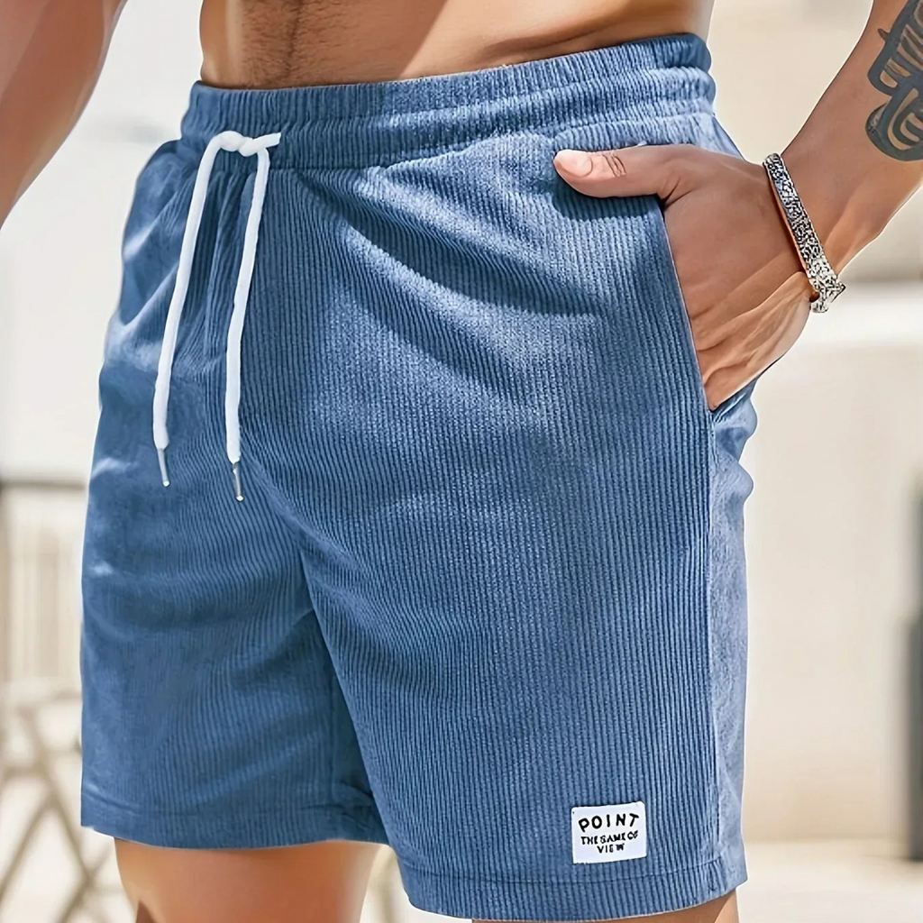 SUNA Windmills | Sommer Shorts til Mænd med Stil og Komfort Blå