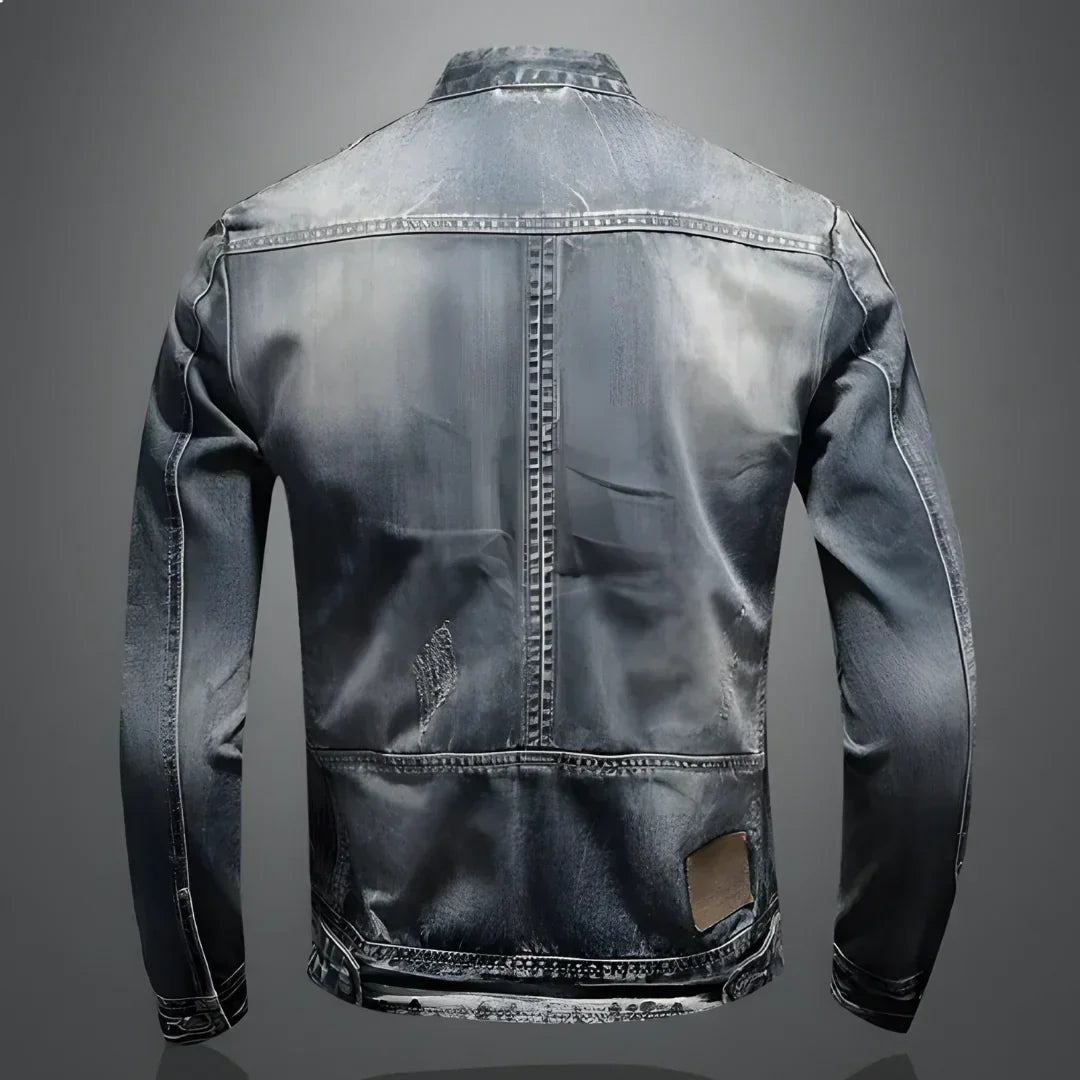 SUNA Herre Vinter Denimjakke – Stilig Design Med Varme – Kvalitets Denim Jakke Til Casual Brug