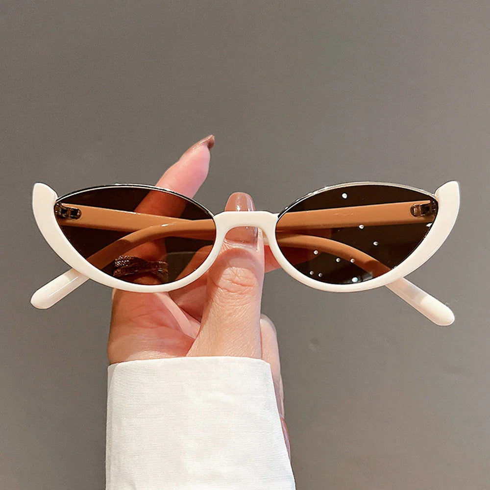 SUNA Fiora - Vintage Cateye-solbriller med tidløs elegance og UV-beskyttelse Beige