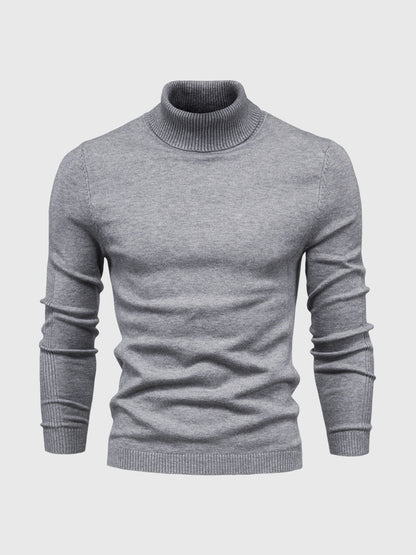 Cala Nova - Herre Rullekrave Sweater Vaskbar og Elegant Men Sweater SUNA
