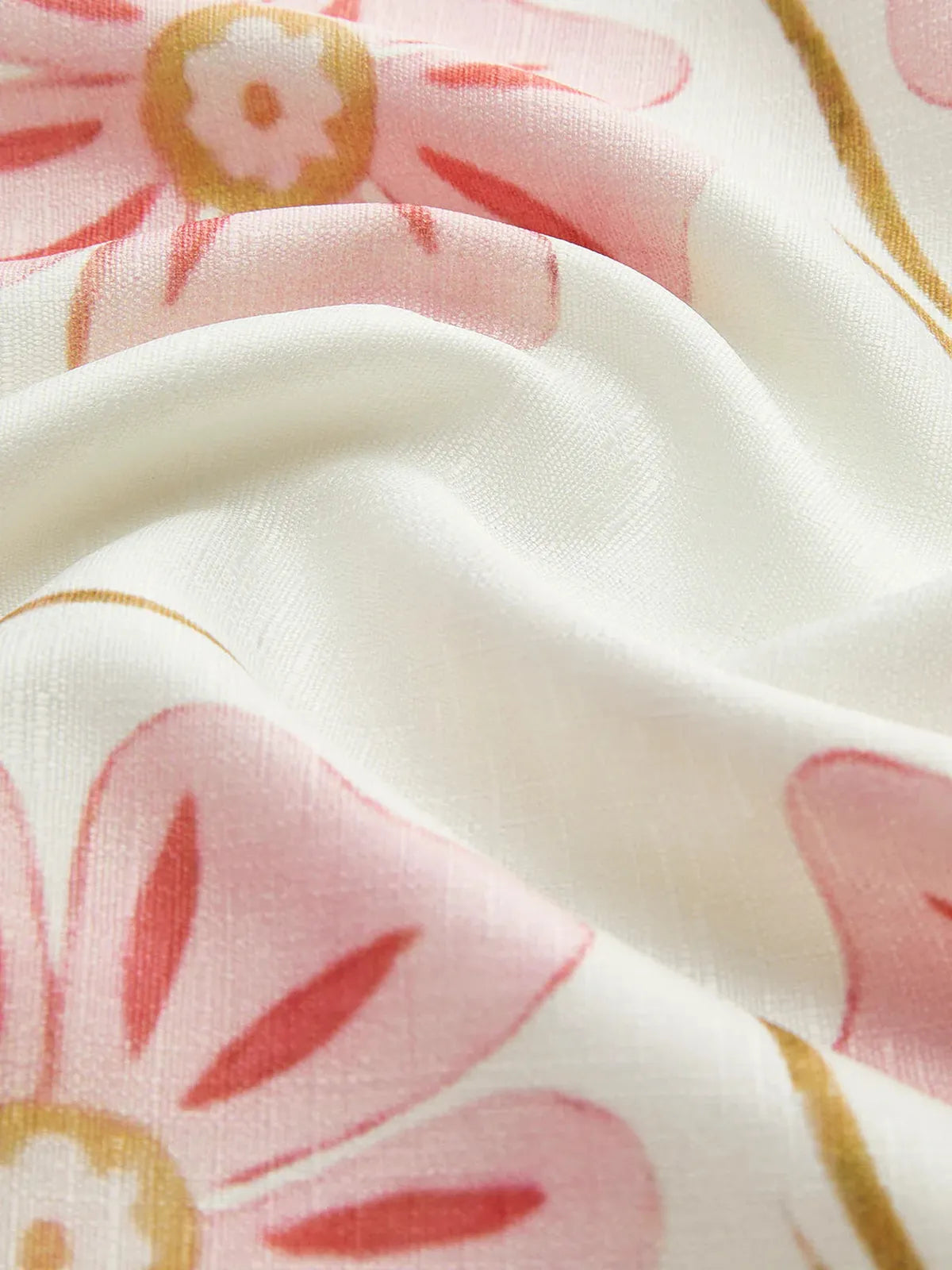 SUNA Ærmeløs Minikjole Med Blomsterprint Let Vævet Stoff