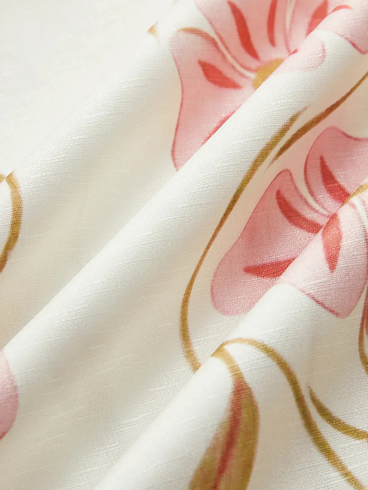 SUNA Ærmeløs Minikjole Med Blomsterprint Let Vævet Stoff