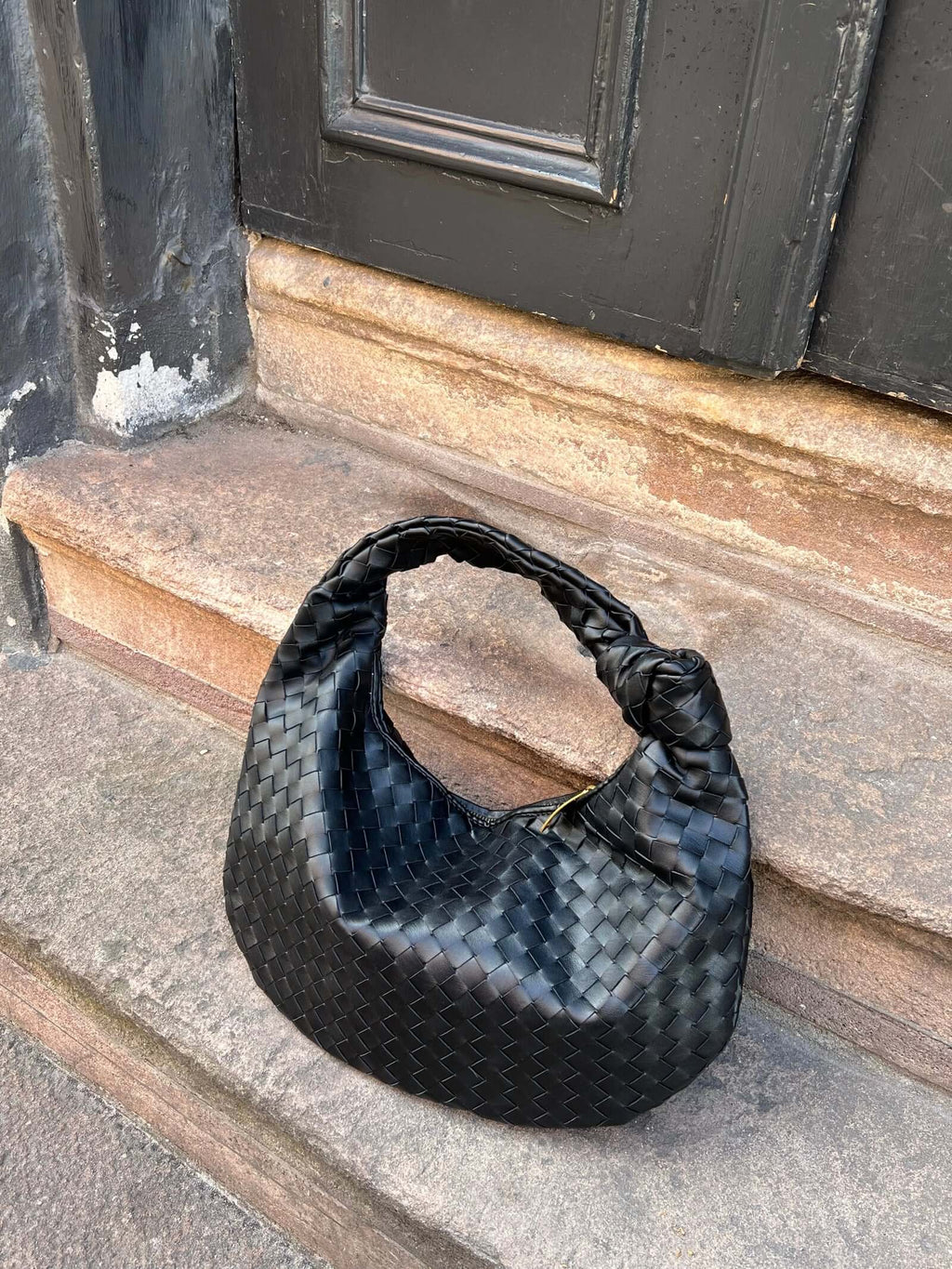 SUNA Flettet Knude Kunstlæder Mellembag