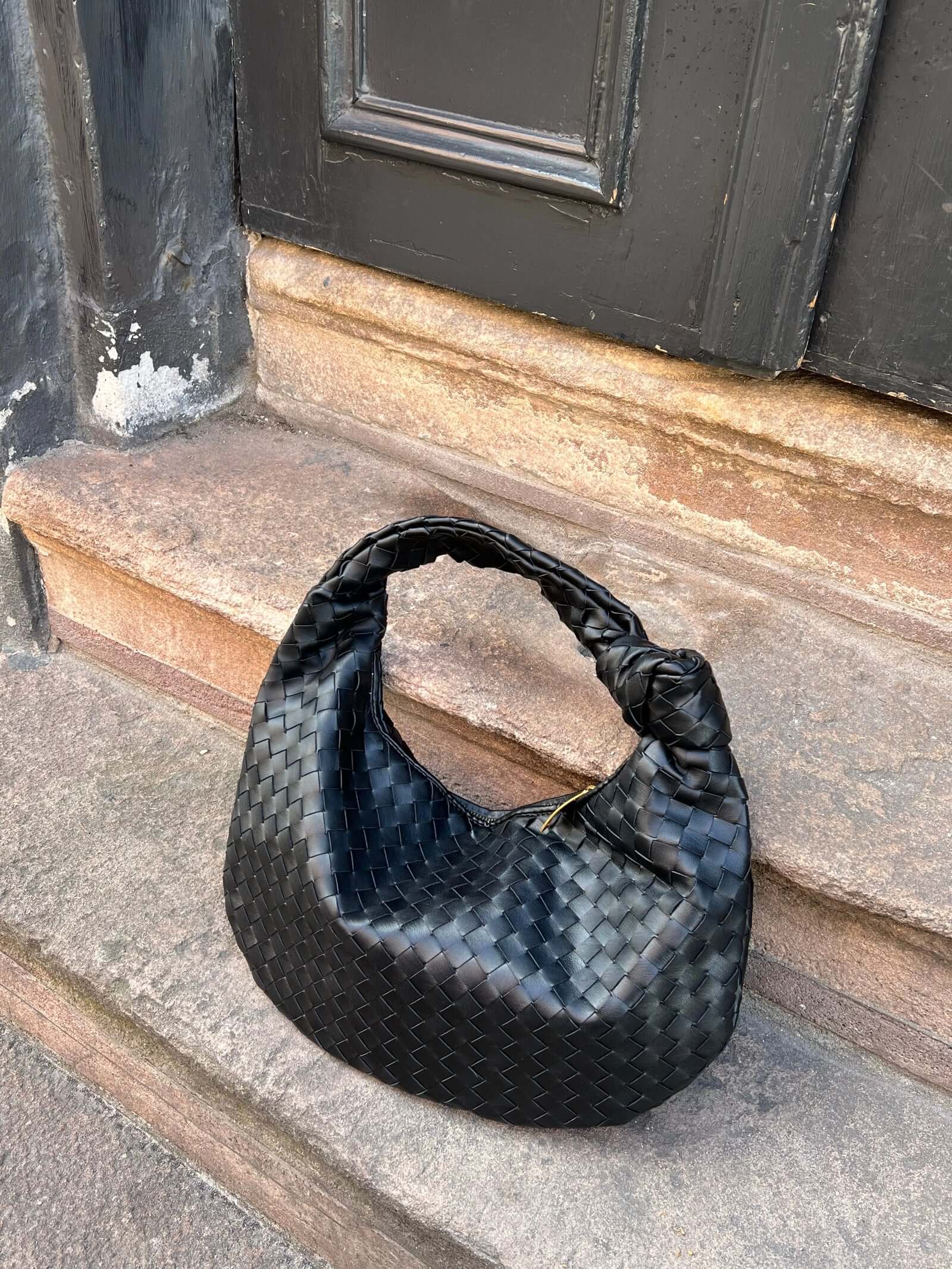 SUNA Flettet Knude Kunstlæder Mellembag