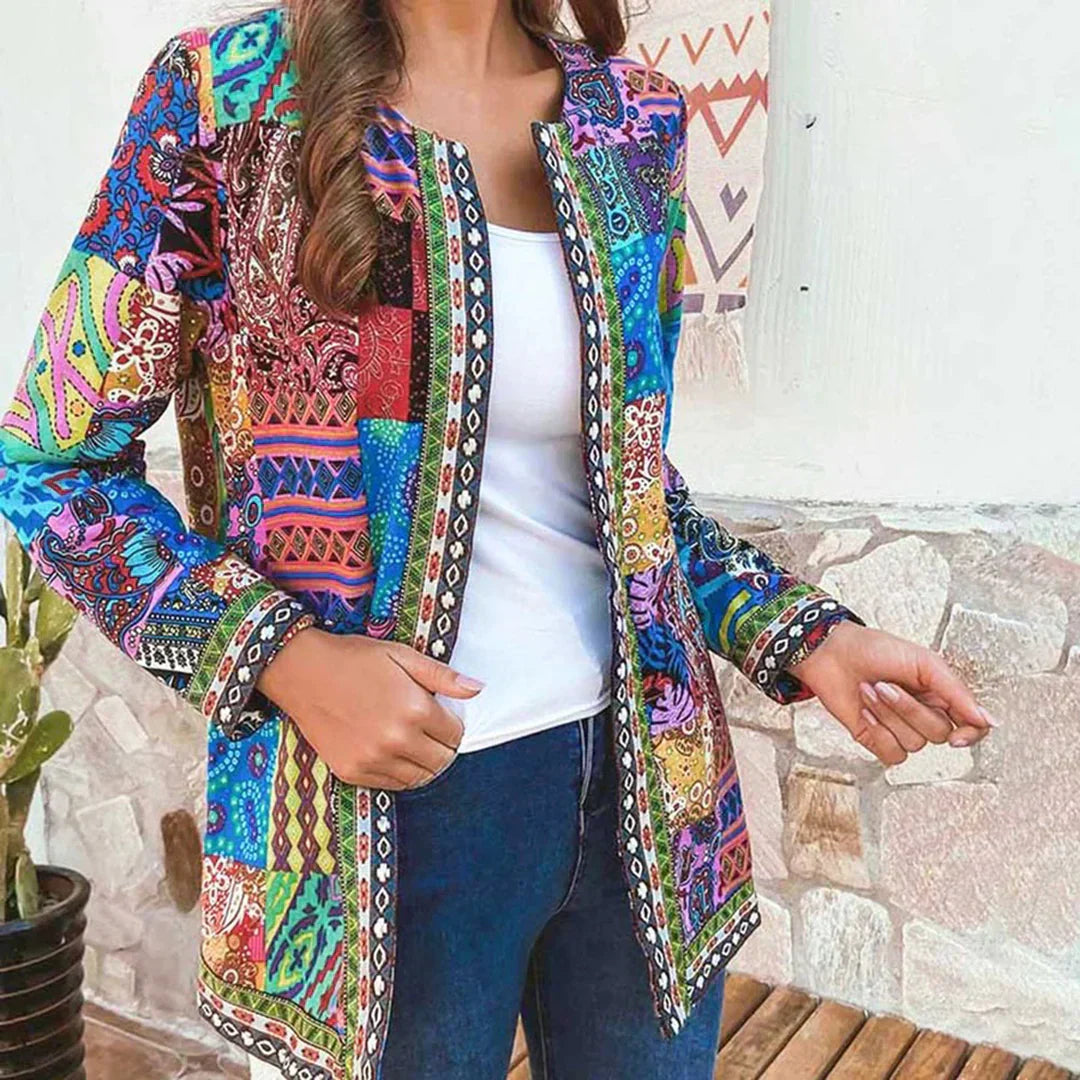 SUNA Dame Strikcardigan - Blød komfort i bomuld og polyester