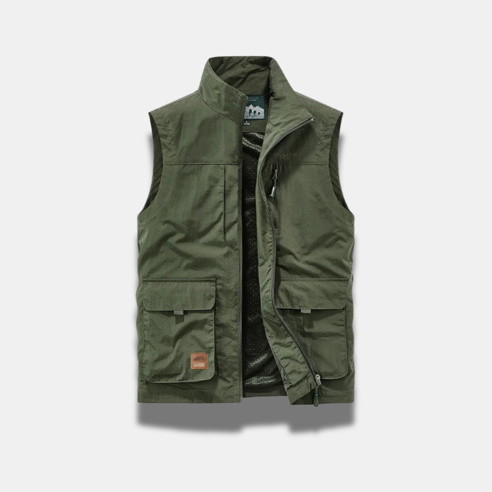 Premium Letvægts Åndbar Bodywarmer Til Mænd Men's jacket SUNA Militærgrøn M