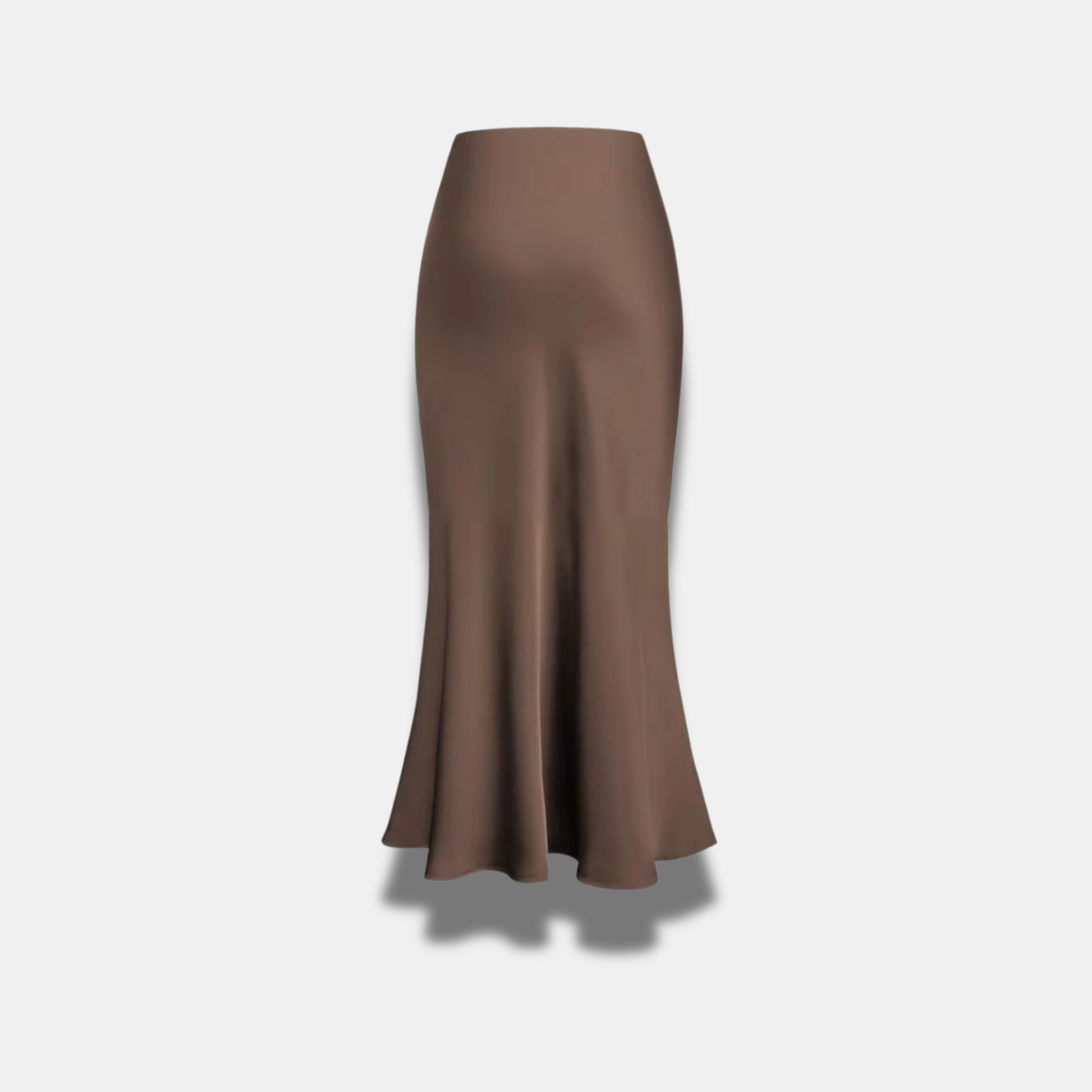 SUNA Midi-nederdel i premium-satin til kvinder - Elegant Stil