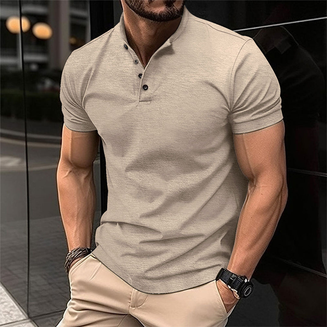 SUNA Zipari - Polo Skjorte Til Herrer Med Tidløs Elegance Khaki