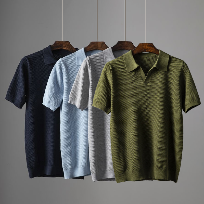 SUNA Ranches | Casual Kortærmet Polo Shirt til Mænd og Kvinder