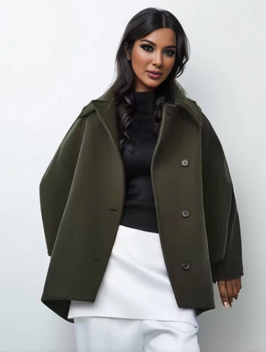 SUNA Kvinde Elegant Afslappet Oversized Jakke Chloé