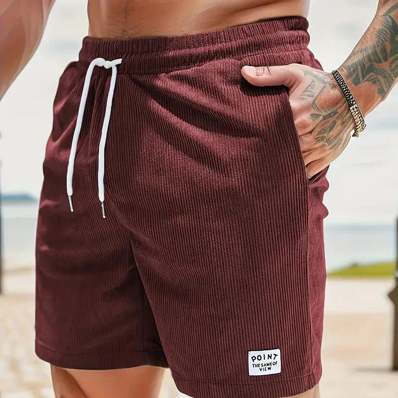 SUNA Windmills | Sommer Shorts til Mænd med Stil og Komfort Karamel