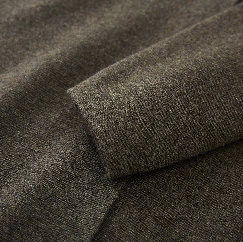 SUNA Herre Cardigan – Knap-Op Stribet Strikket Trøje til Klassisk Hverdagslook