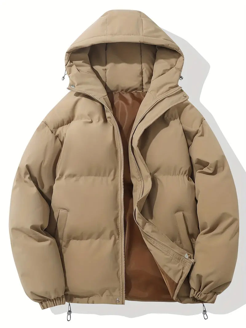 SUNA Emerson Varm Hættejakke i Klassisk Design Voksne Brugere Khaki