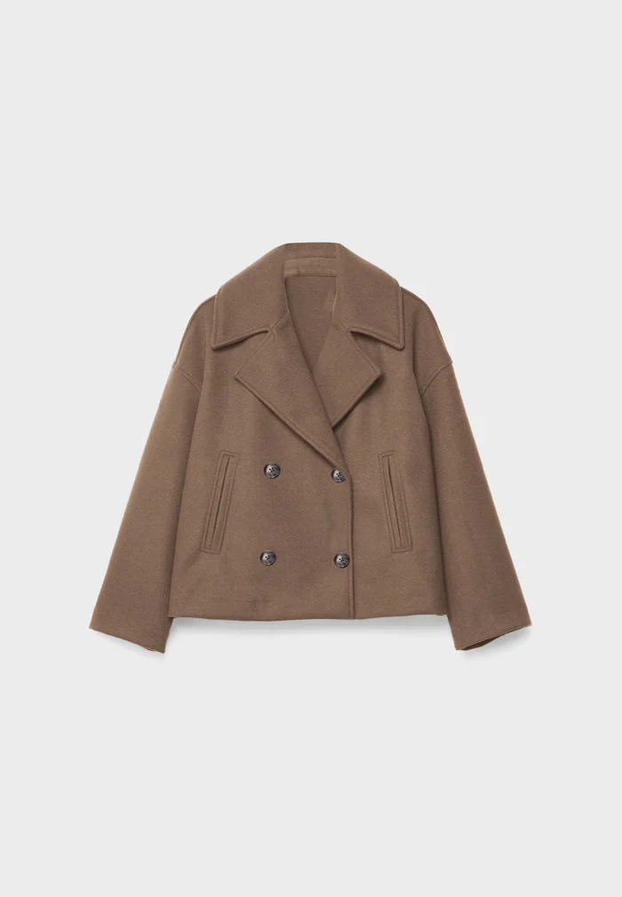 SUNA Korte Dobbeltradede Jakker | Elegant og Tidløs Stil