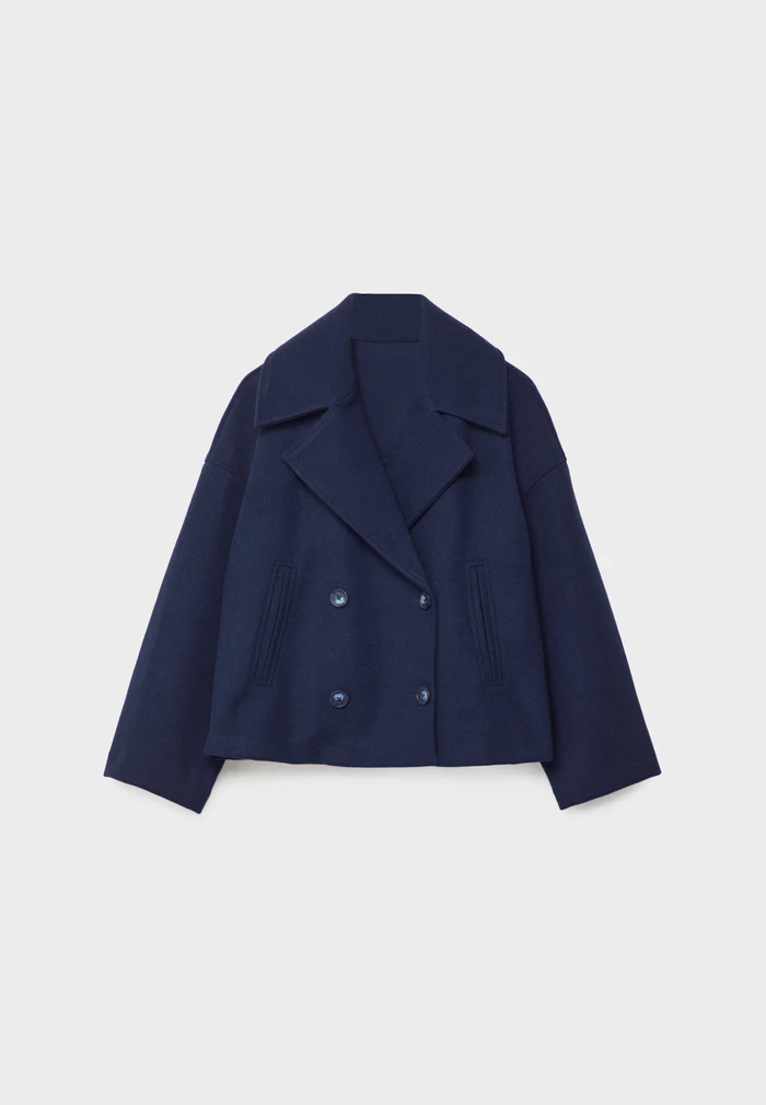 SUNA Korte Dobbeltradede Jakker | Elegant og Tidløs Stil