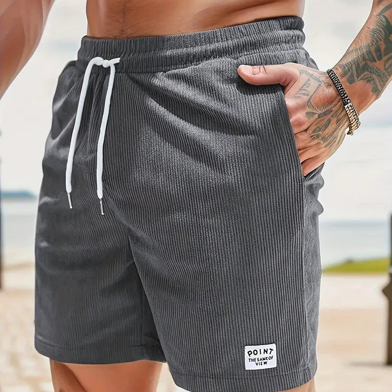 SUNA Windmills | Sommer Shorts til Mænd med Stil og Komfort Grå