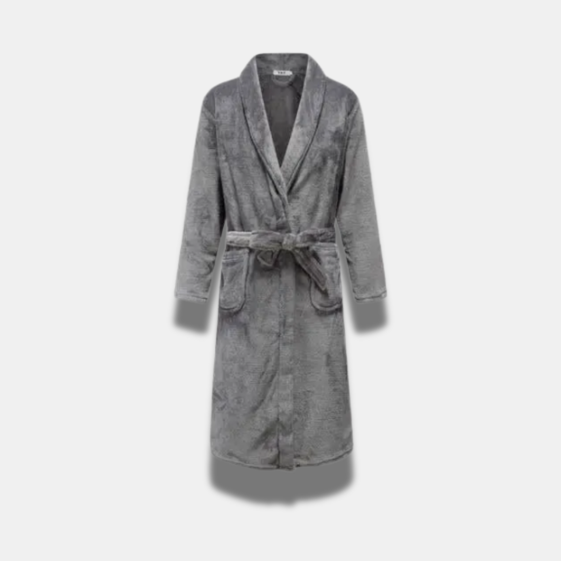 SUNA Premium Unisex Flannel Kimono Frakke til Afslapning Grå