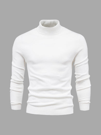 Cala Nova - Herre Rullekrave Sweater Vaskbar og Elegant Men Sweater SUNA